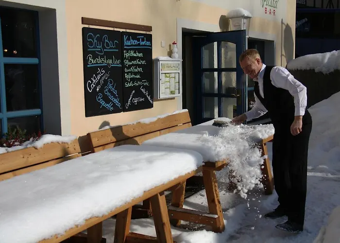 فندق Erbgericht Buntes Haus سيفن